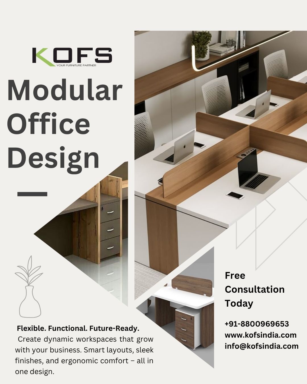 Modular office workstation